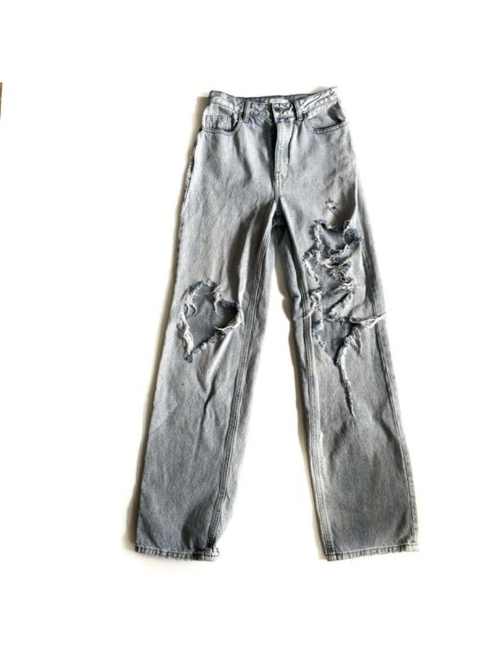PacSun 90s Boyfriend Distressed Wide Leg Jeans - 26